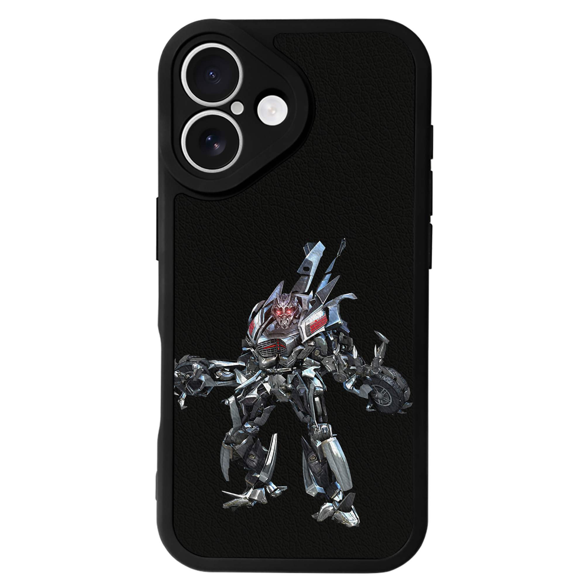 （画像用） Transformers トランスフォーマー 【iPhone 16シリーズ対応】シリコンスマホケース（レザー調） 材質：シリコン